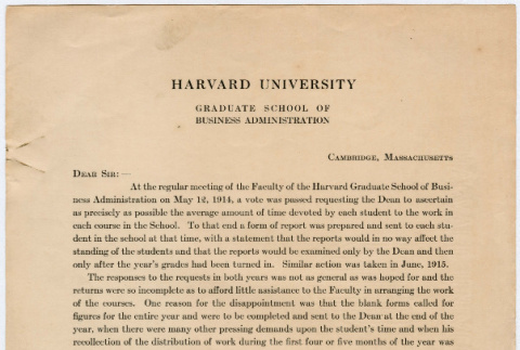 Directions for writing reports, Harvard University (ddr-densho-355-81)