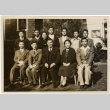 Group of students outside Buddhist dorm (ddr-densho-587-97)