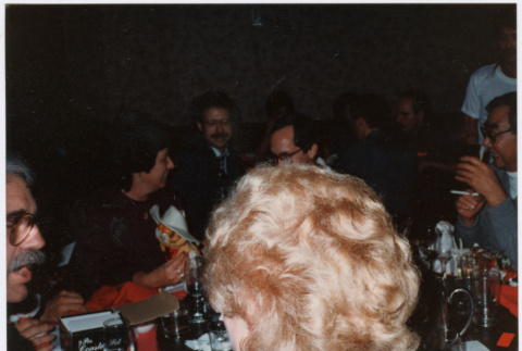 Group seated at tables (ddr-densho-422-568)