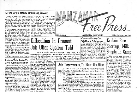 Manzanar Free Press Vol. 5 No. 6 (January 19, 1944) (ddr-densho-125-203)