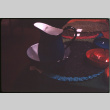Display of bowl and pitcher, placemats, ashtrays (ddr-densho-426-350)