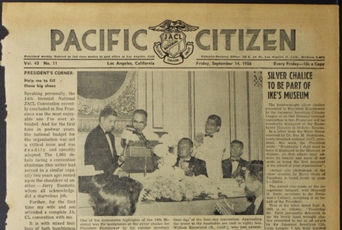 Pacific Citizen, Vol. 43, No. 11 (September 14, 1956) (ddr-pc-28-37)