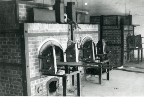 Ovens at Dachau concentration camp (ddr-densho-22-121)