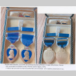 Purple Hearts in case (ddr-densho-539-123)