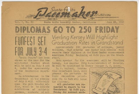 Santa Anita Pacemaker: Vol. 1, No. 20 (June 24, 1942) (ddr-janm-5-20)