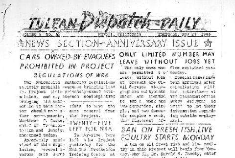 Tulean Dispatch Vol. 5 No. 58 (May 27, 1943) (ddr-densho-65-374)