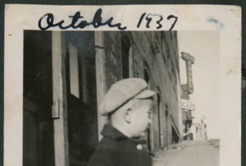 Photo of a toddler in a coat (ddr-densho-483-702)