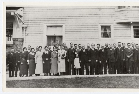 Group of Nikkei outside a building (ddr-densho-259-704)