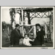 Manzanar, orphanage, garden, couple and child (ddr-densho-343-39)