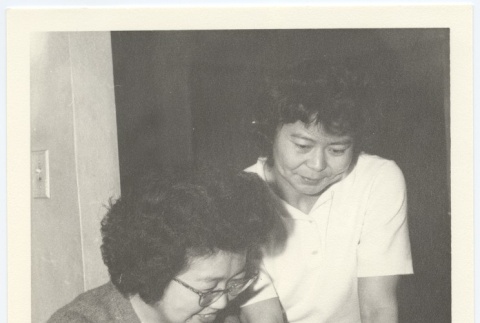 Sachi Kikuohi and Agnes Yamamoto, Newspaper Typists (ddr-jamsj-1-298)