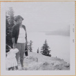 Yoshiko and Leslie Shiomi on overlook (ddr-densho-522-561)