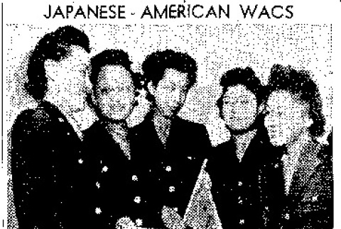 Japanese-American WACS (December 23, 1943) (ddr-densho-56-1004)