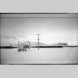 Block 21 with a snowy Castle Rock in the background (ddr-densho-570-42)