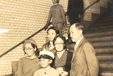 Japanese political leader with his family (ddr-njpa-4-2832)