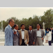 Fred Korematsu, Harry Ueno, Gordon Hirabayashi, George Ikeda, and William  Hohri (ddr-csujad-29-298)