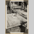 Baby Kunikazu on a blanket (ddr-densho-542-411)