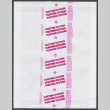 Fortune Cookie wrapper purple/red (ddr-densho-499-91)