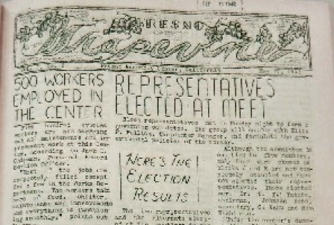 Fresno Center News Vol. I No. 2 (May 27, 1942) (ddr-densho-190-2)