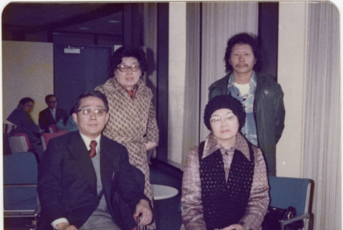 Two men and two women, Tomoye Takahashi second from left (ddr-densho-426-433)