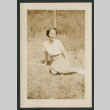 Woman on lawn (ddr-densho-359-165)