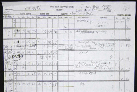 BAVC edit assembly form (ddr-densho-1007-1051)