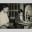 Teacher and student in woodworking class (ddr-densho-159-77)