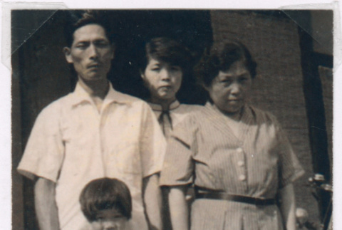Hiroo Isoshima with his family (ddr-densho-477-235)