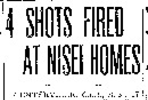 4 Shots Fired at Nisei Homes (September 17, 1945) (ddr-densho-56-1142)