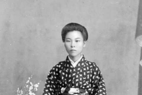 Photo of an Issei woman (ddr-densho-24-5)