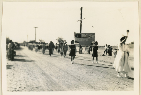 Marchers in costume for an Armistice Day parade (ddr-densho-37-1176)