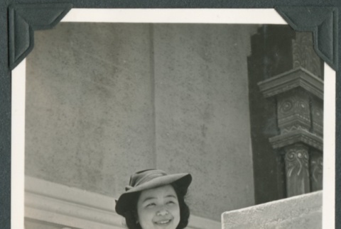 A woman at the Golden Gate International Exposition (ddr-densho-300-226)