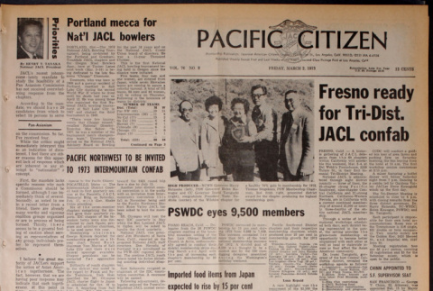Pacific Citizen, Vol. 76, No. 08, (March 2, 1973) (ddr-pc-45-8)