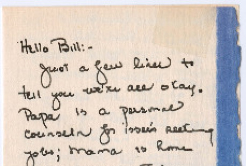 Letter from Carol Iino to Bill Iino (ddr-densho-368-639)