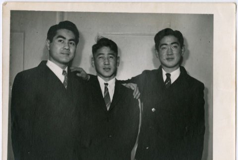 Three men in suits (ddr-densho-329-829)