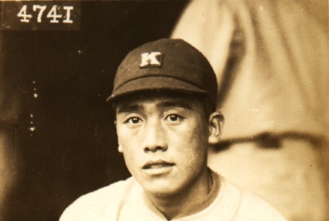 Saichi Nakayama, a Keio University baseball player (ddr-njpa-4-1334)