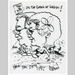 Caricature drawing (ddr-densho-477-612)