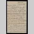 Letter from Leo Uchida to Capt. James Waegell, May 31, 1945 (ddr-csujad-55-2332)