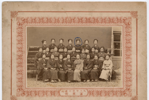 Group photo of young women (ddr-densho-483-22)