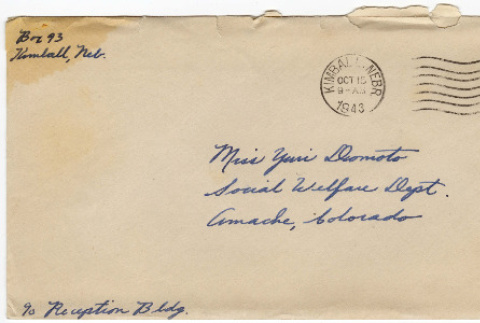 Letter to Yuri Domoto from Richard Tsukada (ddr-densho-356-421)