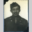 Military portrait of Tom Fukuoka (ddr-densho-22-58)