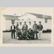 Inductee group in front of Honor Roll sign (ddr-densho-37-1880)
