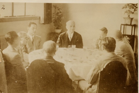 Wang Jingwei and other men at a dinner table (ddr-njpa-1-1070)