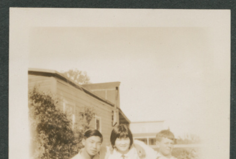 couple in yard (ddr-densho-378-428)