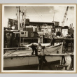 Boat preparing for dry dock (ddr-densho-542-780)