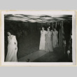 Harvest festival queen and attendants at a ball (ddr-densho-37-1215)