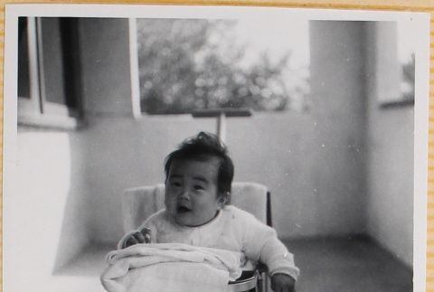 Susan Shiomi in stroller (ddr-densho-522-145)