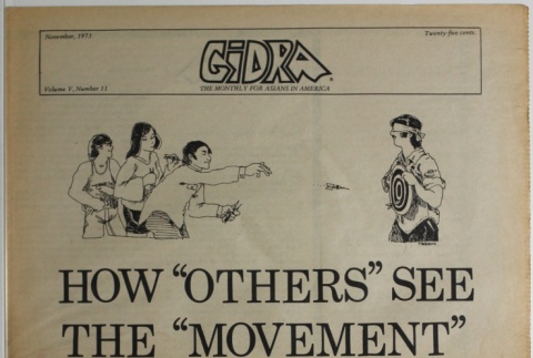 Gidra, Vol. V, No. 11 (November 1973) (ddr-densho-297-55)