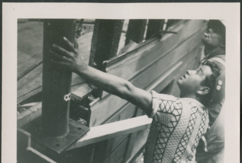 Man with support post (ddr-densho-426-2255)