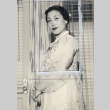 Halla Pai Huhm posing in Korean dress (ddr-njpa-2-440)