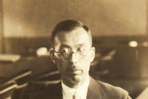 Man seated in a chair (ddr-njpa-4-2450)